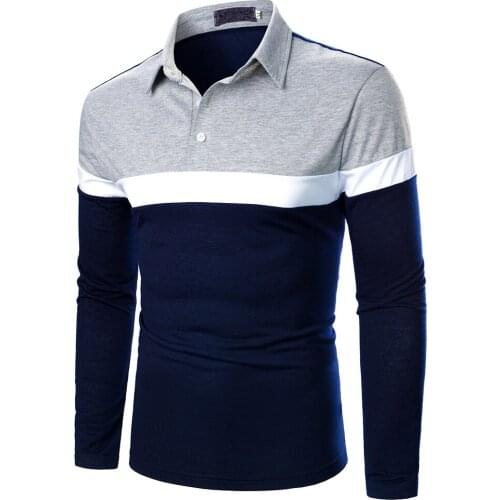 Men Casual Long Sleeve T-shirt Fashion Stripes With Casual Street Men T-shirt