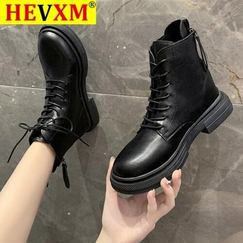 2020 New Women Boot Fashion Women Ankle Boots Zip Winter Warm Shoes Boots Feminina Female Ankle Boots Women Botas Ladies Shoes