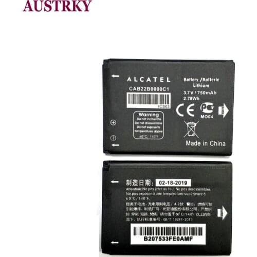 New TLi004AB CAB0400000C1 CAB22D0003C1 CAB30M0000C2 650mAh Battery For Alcatel OT-2010 OT-2010D OT-2010X OT-356 OT-665X