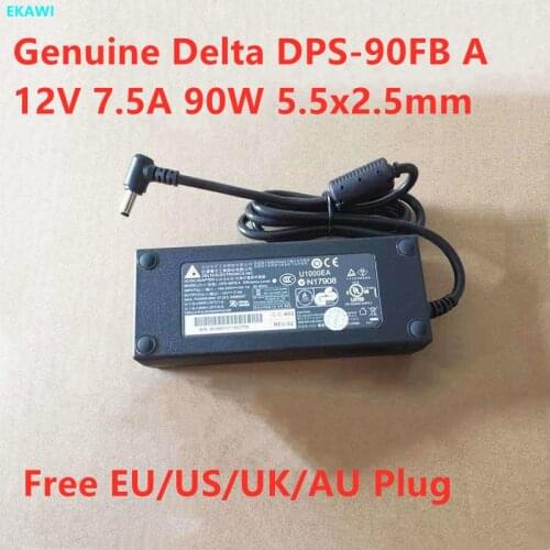 Genuine 12V 7.5A 90W Delta DPS-90FB A DPS-90AB 3 Power Supply AC Adapter For QNAP TS-451 NAS HU10065-110687 Laptop Power Adapter