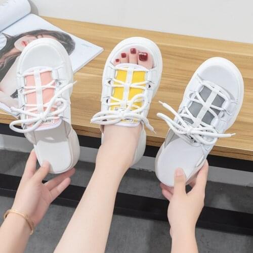 HOT Slippers Women Wear 2021 Summer New Fashion Summer Beach Thick Bottom Seaside with Lazy Sandals Tide Z793 SIZE 35-40