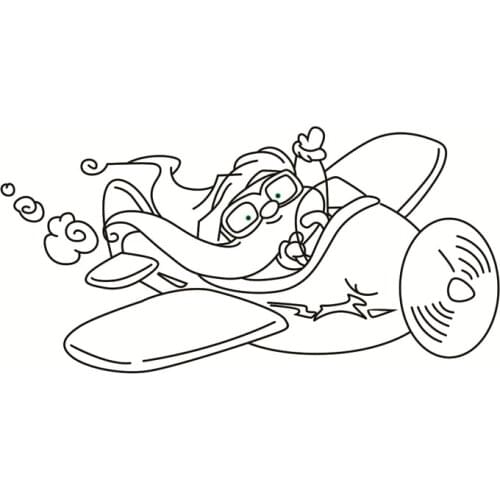 Santa Claus is flying Transparent Silicone Rubber Stamp Sheet Cling Scrapbooking DIY Cute Pattern Photo Album PaperCard Stamp