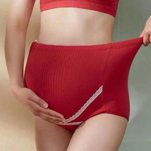 Pregnant High Waist Panties Women Intimates Panty Belly Support Breathable Panties High Waist Soft Underwear Pregnancy Clothes