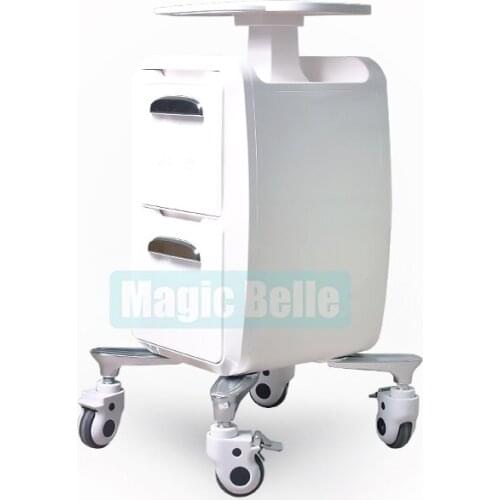 High Quality ABS+ Aluminum Alloy Moving Stand Trolley for Portable Facial Care Beauty Machine for Salon Spa Use