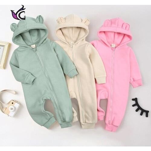 Yg Autumn And Winter New Baby Bodysuit Outdoor Clothes Thick Style 0-2-year-old Harbin Clothes Newborn Clothes