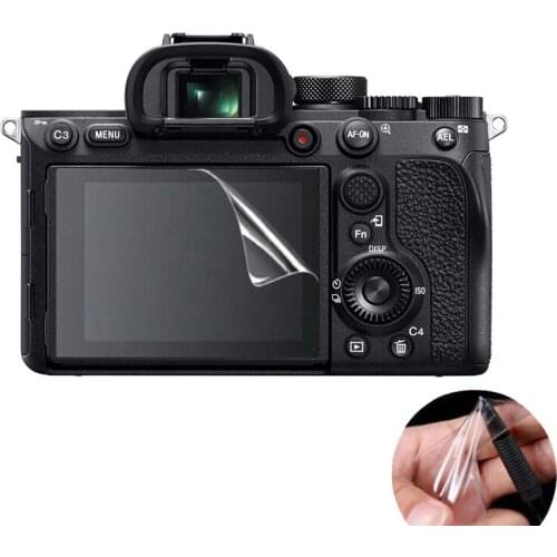 3x Clear PET Screen Protector Soft Cover Guard Protective Film for Sony Alpha 7R IV A7R mark 4 MK4 Mark4 A7RIV A7R4 A7RM4 Camera