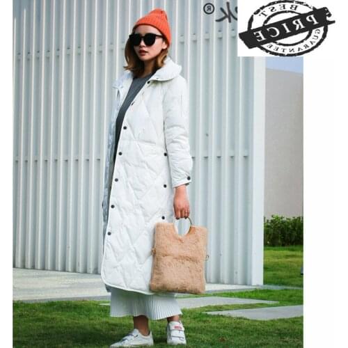 Winter Coat Women Clothes 2021 Korean Casual Warm Long Duck Down Jackets Fashion Womens Down Jacket Casaco Hiver LW1121