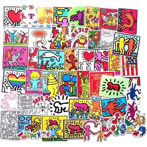 10/30/50PCS Street Graffiti Personality Notebook Hand Account Decoration Guitar Skateboard Luggage Computer Stickers Wholesale