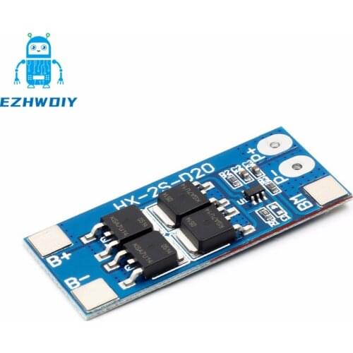 2 series 7.4V18650 lithium battery protection board 8.4V lithium battery protection board 13A working current