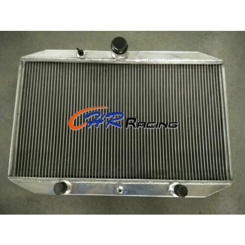 3 row aluminum radiator for Jaguar XKE E-TYPE 5.3 Series 3 V12 1971-1975 74 MT