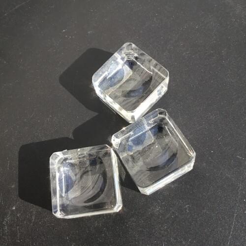 3pcs Glass crystal ball holder clear glass ball support