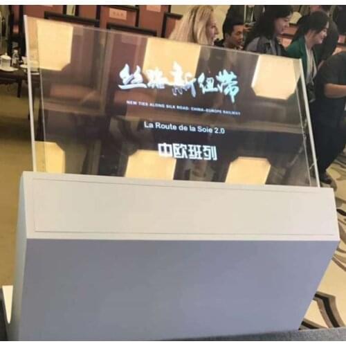 55 inch advertising transparent OLED display