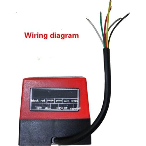 AC220V/DC24V Air valve actuator Motorized Air Damper Actuator electric damper actuator 14NM