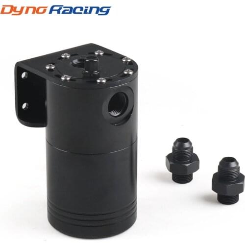 Aluminium Racing Oil Catch Tank/Can Round Can Reservoir Turbo Oil Catch Can / Can Catch Universal With AN10 Adapters BX101838