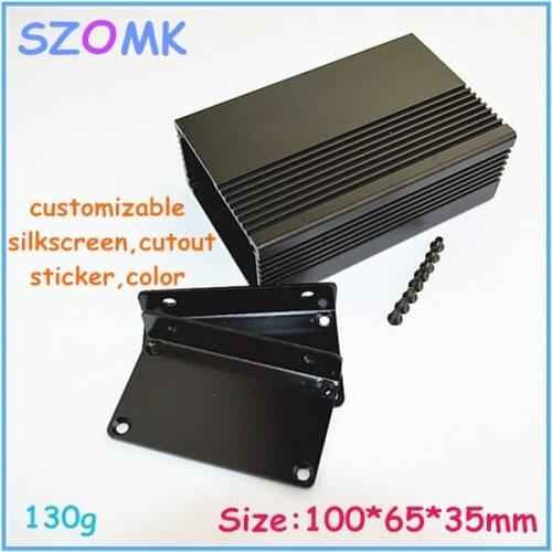 Aluminum enclosure electronic 2014 new (1 pcs) 100*65*35mm aluminum box junction box aluminum extrusion box aluminum case