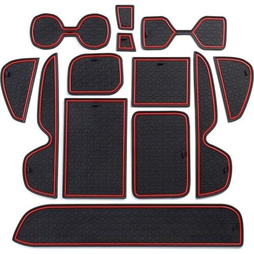 Car Accessories For Toyota RAV4 XA50 2019 2020 Car Gate Slot Pad Non-slip Cup Mats Anti Slip Door Groove Mats Interior Stickers