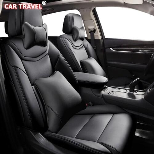 CAR TRAVEL Custom Leather car seat cover For Chrysler 300C PT Cruiser Grand Voager Sebring Automobiles Seat Covers car seats