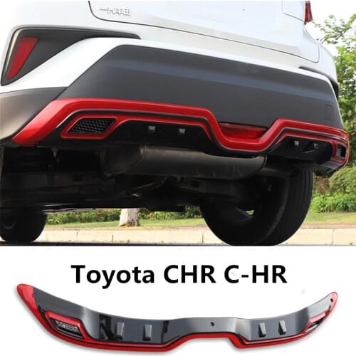 For Toyota CHR C-HR 2017 2018 2019 Rear Bumper Diffuser Guard skid plate High Quality Car Modification Accessories