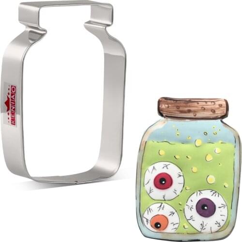 KENIAO Tank Cookie Cutter For Halloween Party - 10.5 x 7.4 CM - Can Biscuit / Fondant / Pastry Cutter - Stainless Steel