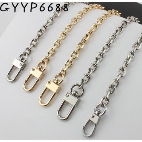 Width 7.5mm Small bag grinding chain chain single buy gold fashion metal shoulder strap diagonal cross belt new