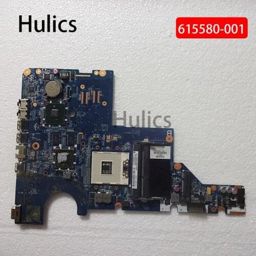 Hulics 608824-001 For HP Pavilion CQ42 G42 CQ62 G62 Laptop Motherboard 615578-001 595183-001 615580-001 615582-001 DA0AX1MB6H1