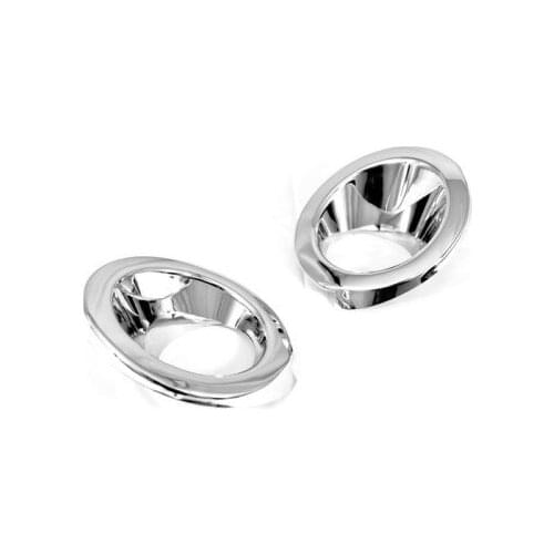 Fashion! High quality! ABS chrome Front Head fog light lamp cover trim 2 pcs for Chevrolet Captiva