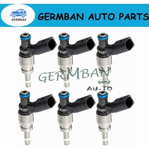 New Manufactured 06E906036C 6PCS Fuel Injectors 06E906036F 06E906036E For Audi A4 09 A5 Quattro 2008-2010 A6 10-11 Q5 09-12