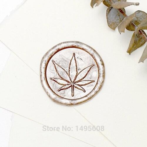 Leaf Wax Seal Stamp/ Sealing Wax Seal/gift Wax Stamp for gift/wedding invitation seal/Party seal stamp