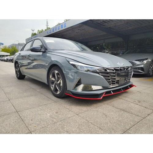 Suitable for Seventh the Generation of Modern Refitted Shovel Elantra Front Lip Side Skirt Bumper Anti-collision