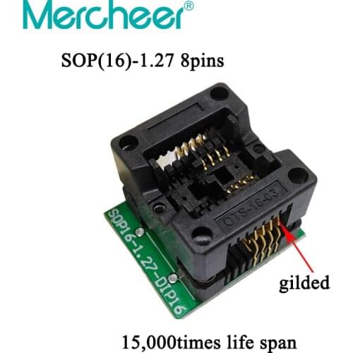 Narrow body SOP8 to DIP8 burning seat bounce seat ots16-1.27-03 soic8 small 8-foot programming seat