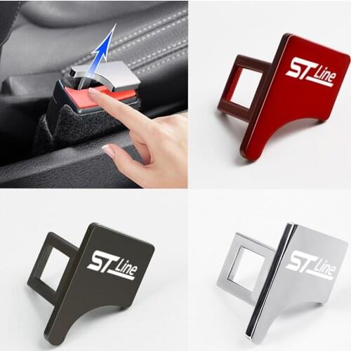 2PCS Hidden Car Safety Seat Belt Buckle Clip For Ford Stline Focus 2020-2021 Vignale Air Vent Clip Mount Magnet Mobil