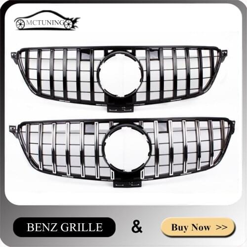 W292 Racing grille ABS Material Grille For GLE Class W292 2015-2018 Replacement Front Grille Front Bumper