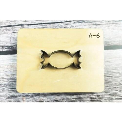 Japan Steel Blade Wooden Die Candy Leather Craft Punch Hand Tool Cut Knife Mould Sewing Accessories