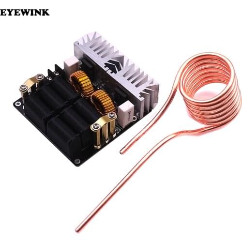 1kw Low ZVS 12-48V 20A 1000W Low Voltage Induction Heating Board High Frequency Induction Heating Machine Module