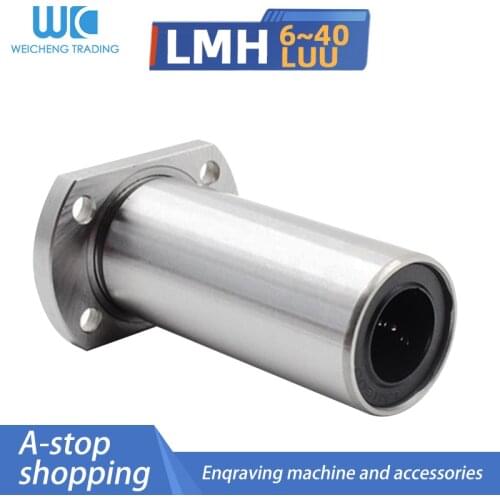 1pc/4pcs LMH25LUU LMH30LUU LMH6LUU LMH8LUU LMH10LUU LMH12LUU LMH12UU LMH16UUflange linear motion ball bearing series cnc parts