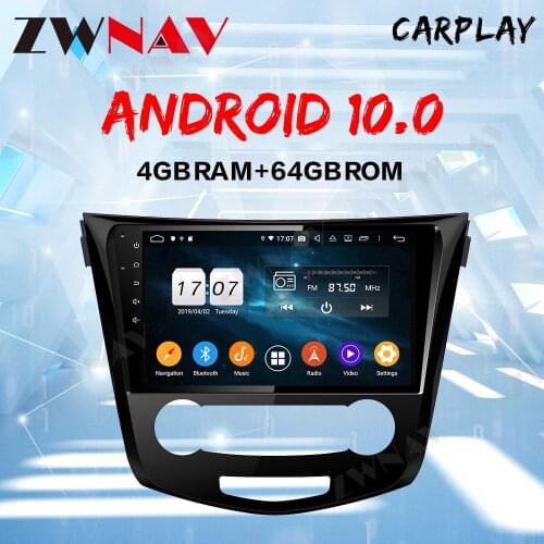 10.1" Android 10 2 din Car Radio GPS Navigation Multimedia Player ForNissan Qashqai X-Trail Car NO DVD Stereo 2014-2017