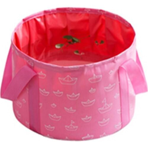 10L New Solid Portable Outdoor Folding Sink Washbasin Bucket Foldable Wash Basin Travel Camping Tool