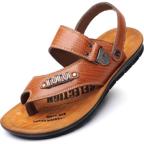 2021 male sandal thong men leisure slippers and cool antiskid summer flip-flops