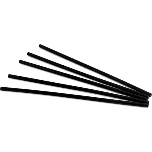 5 Pcs 7mm Mini Glue Sticks For Hot Melt Gun General Purpose Black Adhesive H02