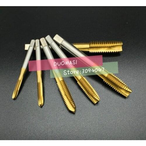 7PCS M3 M4 M5 M6 M8 M10 M12 straight slot machine for tapping machine of stainless steel wire for special Sizhui attack