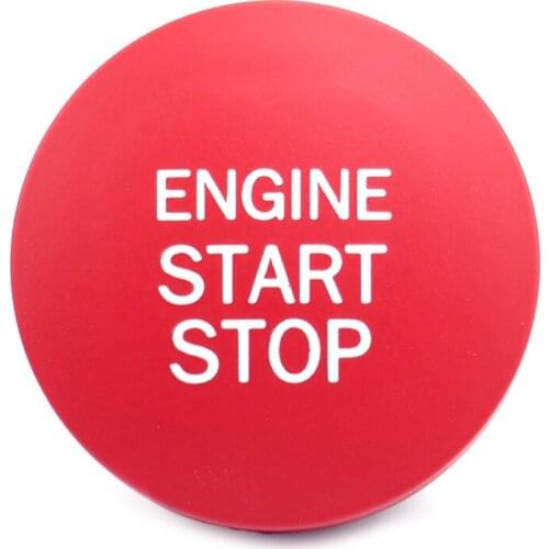 Car Red Engine Start Stop Button Switch Fit for Toyota RAV4 Prado CHR Alpha Accessories