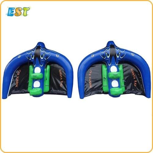 Free Shipping Portable Inflatable Water Flying Manta Ray For Sale (with CE pump+repair kit)
