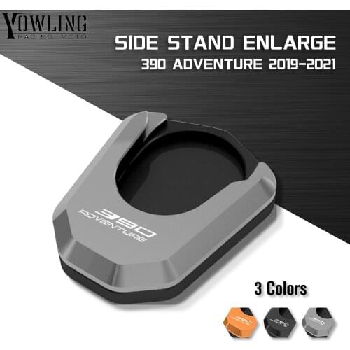 FOR 390 adventure 2019-2021 2020 Motorcycle Enlarge Plate Main Kickstand Side Stand Enlarger Side Extension