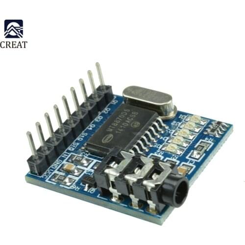 MT8870 DTMF Audio Voice Decoder Telephone Phone Speech Decoding Voice Board Module LED Indicators With Pins