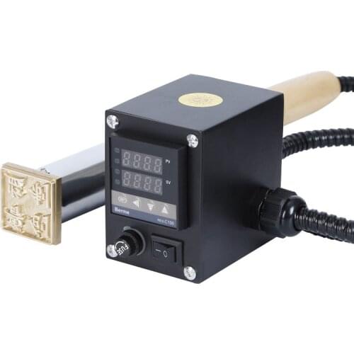 300W Handle Electric Iron cake mark hot Foil Stamp press embossing machine Printing logo Branding electric soldering iron