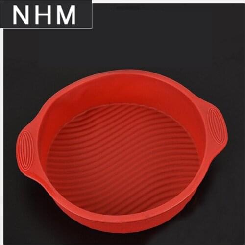 Baking tool round silicone cake mould cake baking pan high temperature resistant bread baking