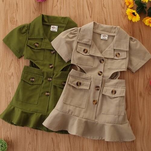 Summer Girls Dress 2021 Baby Girl Clothes Short Sleeve Kids Clothes Girls Casual Dresses For Children Vestidos 3 4 5 6 7 8 Years