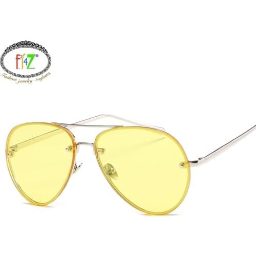 F.J4Z Fashion Brand Designer Women Sunglasses Classic Sea Gradient Shades Mens Sun glasses UV400