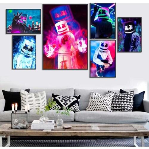 DJ Chris Comstock Poster wall art Canvas Posters and Prints Pictures Bar Cafe Home Decor Mural