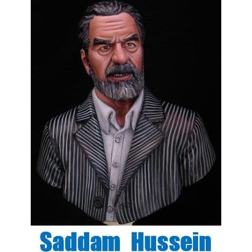 Unpainted Kit 1/ 9 200mm The trial of Saddam Hussein bust 200mm Historical Figure Resin Kit